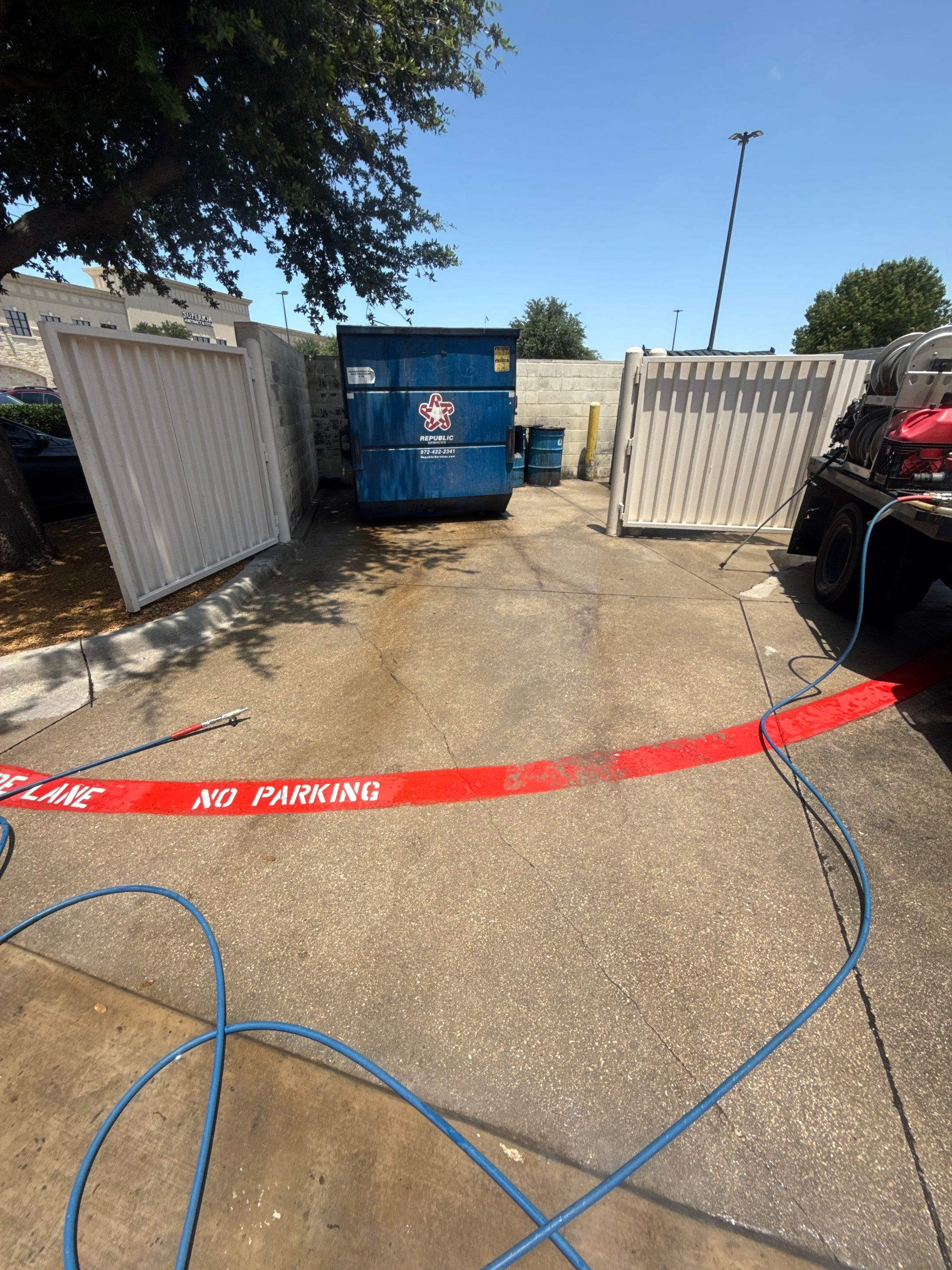Dumpster Pad & Grease Trap Cleaning